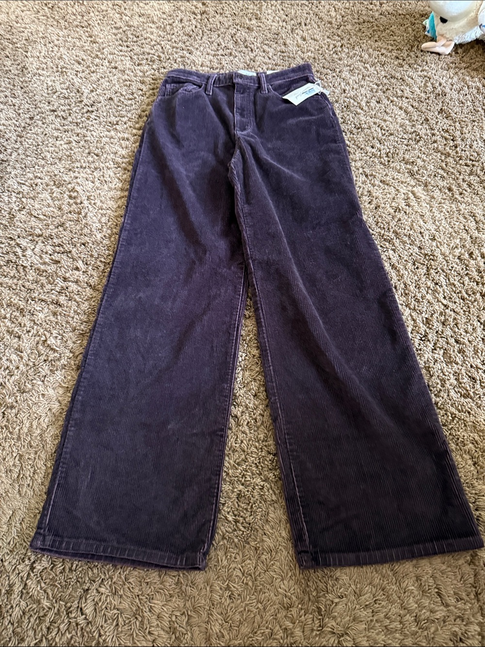 Universal Thread Wide-Leg Corduroy Jeans in Plum